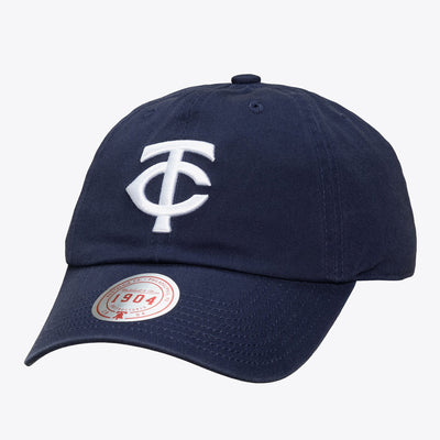 Mitchell & Ness Minnesota Twins Navy 1904 Adjustable Dad Hat