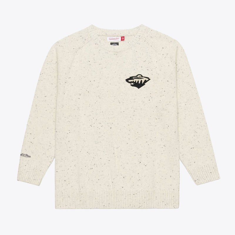 Mitchell & Ness Minnesota Wild Cookies & Cream Sweater