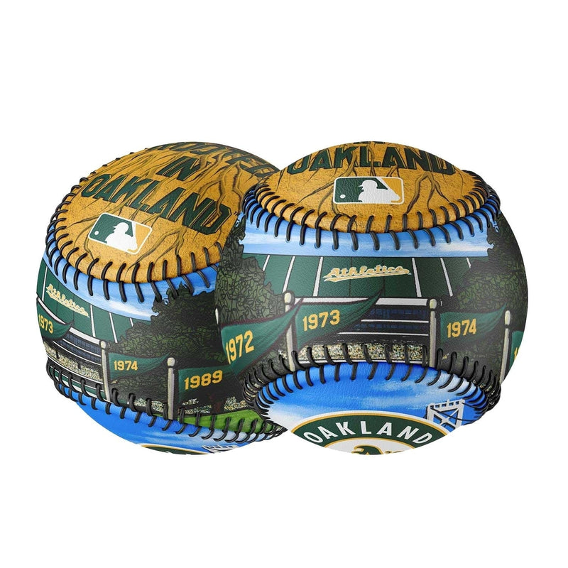 Franklin Sports MLB Oakland Athletics Soft Strike Baseball