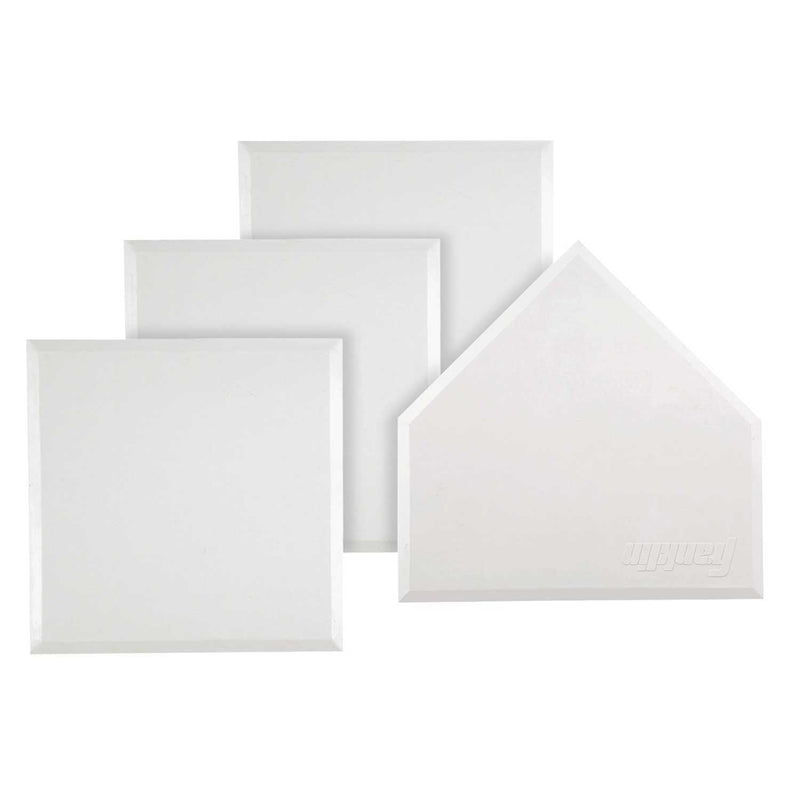Franklin Sports MLB Throw Down Rubber Base Set - White - 4 Pieces