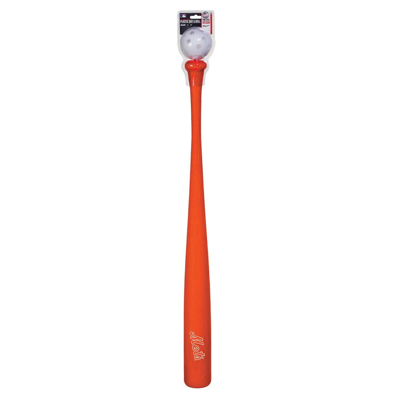 Franklin Sports MLB New York Mets Plastic Bat and Ball Set