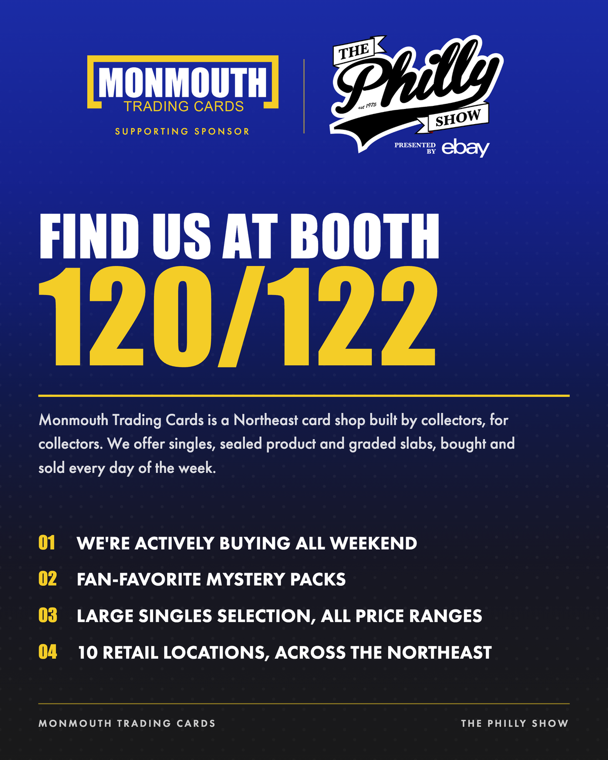 Monmouth Cards at The Philly Show | Philadelphia, PA
