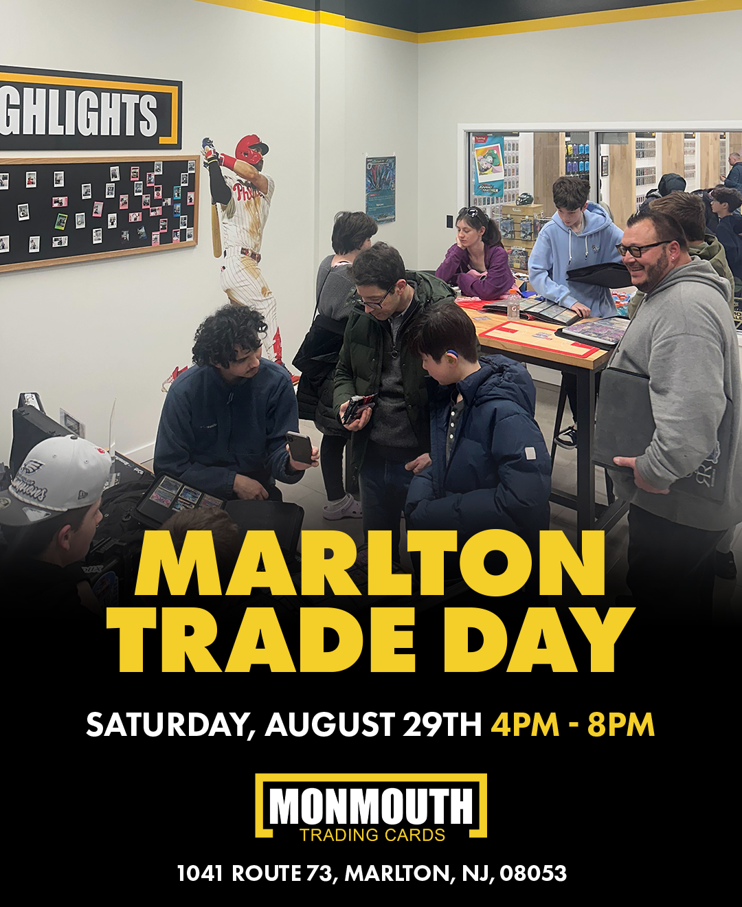 Sports Card Trade Night in New Jersey | Monmouth Cards, Marlton Trade Day
