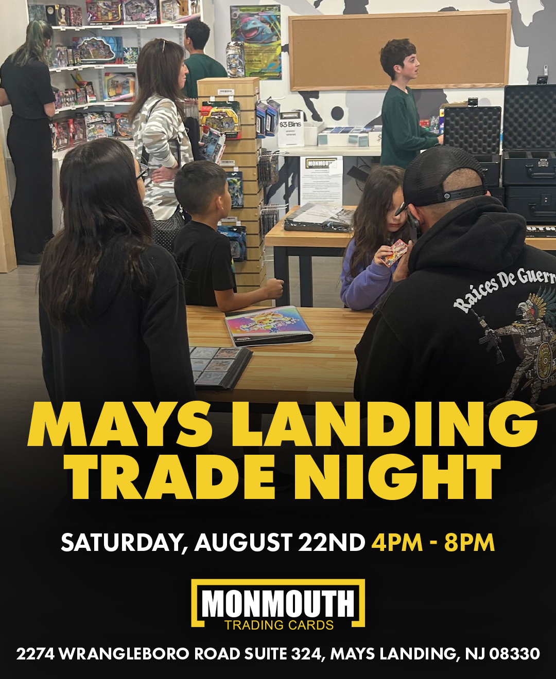 Sports Card Trade Night in New Jersey | Monmouth Cards, Mays Landing Trade Day