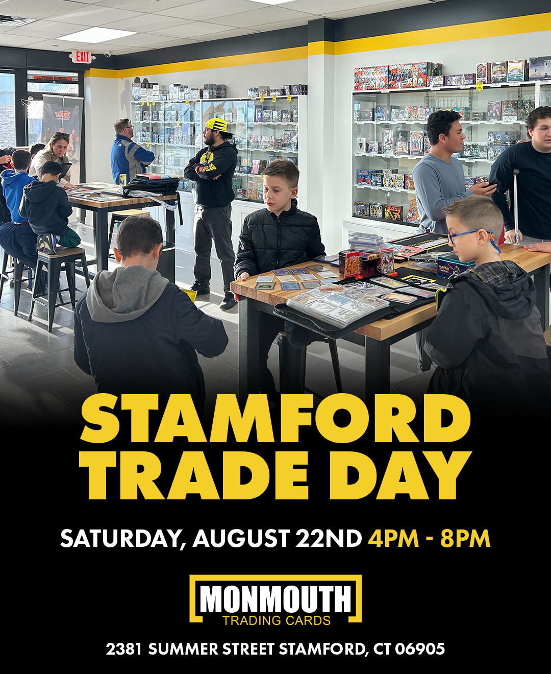 Sports Card Trade Night in New Jersey | Monmouth Cards, Stamford Trade Day
