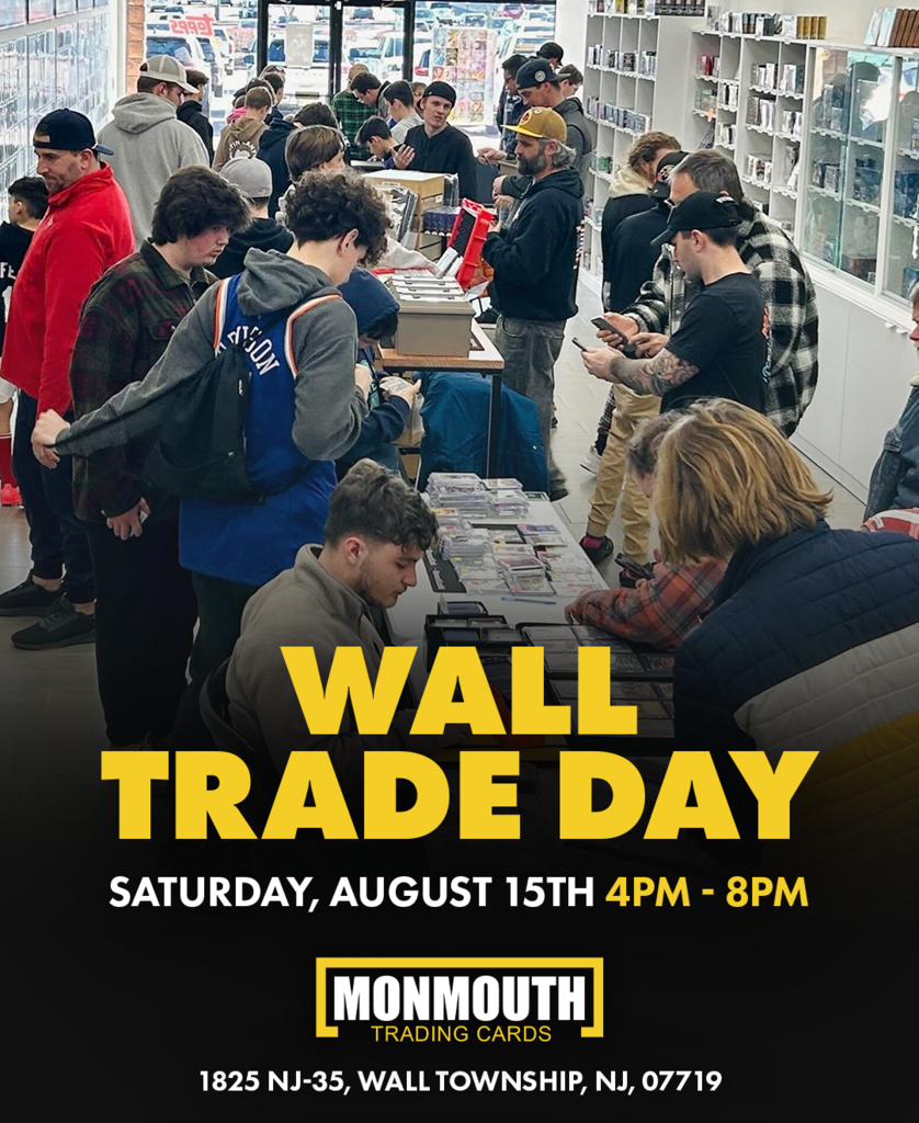 Sports Card Trade Night in New Jersey | Monmouth Cards, Wall Trade Day