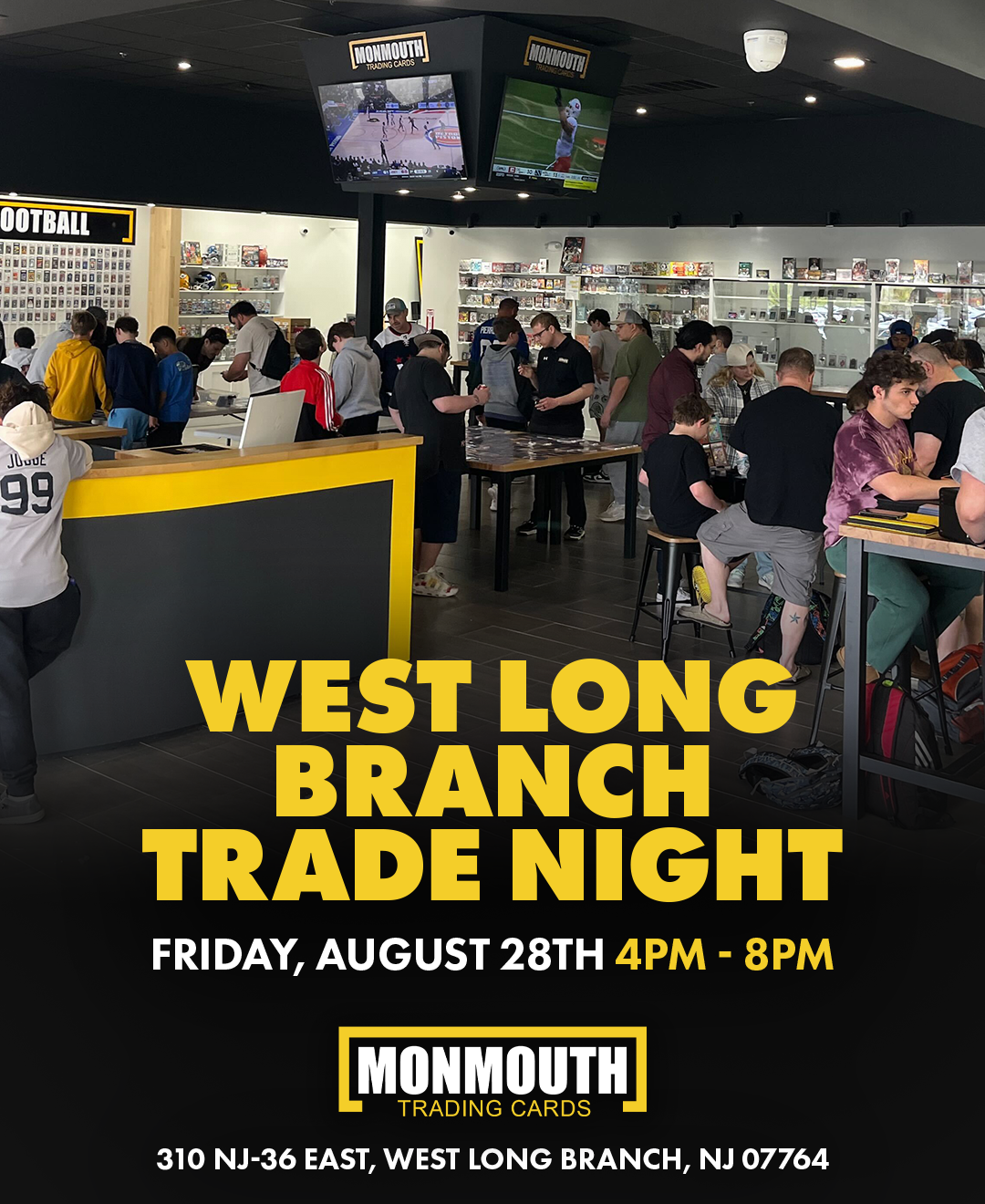 Sports Card Trade Night in New Jersey | Monmouth Cards, West Long Branch Trade Day