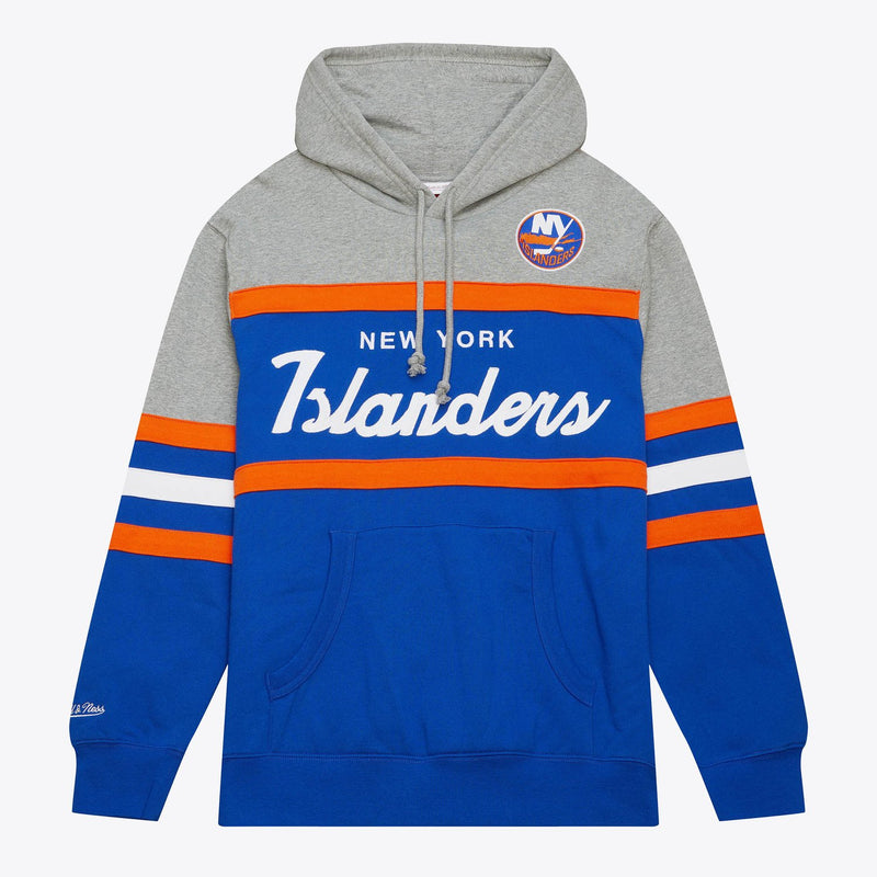 Mitchell & Ness New York Islanders Royal Head Coach Pullover Hoodie