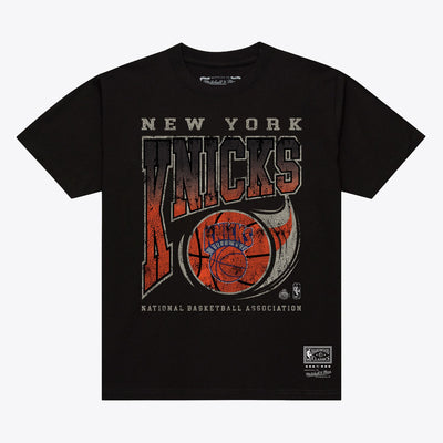 Mitchell & Ness New York Knicks Black Ball Out T-Shirt
