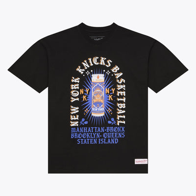 Mitchell & Ness New York Knicks Black Candle T-Shirt