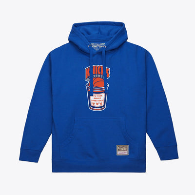 Mitchell & Ness New York Knicks Blue Coffee Cup Hoodie