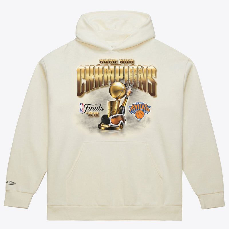 Mitchell & Ness New York Knicks Cream 2026 NBA Finals Champions Hoodie