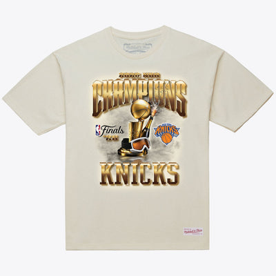 Mitchell & Ness New York Knicks Cream 2026 NBA Finals Champions T-Shirt