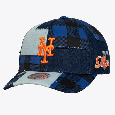 Mitchell & Ness New York Mets Buffalo Denim Pro Crown Snapback Hat