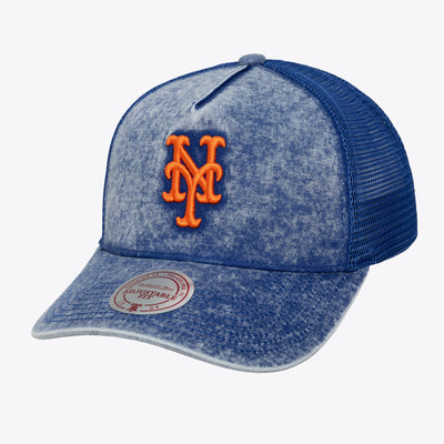 Mitchell & Ness New York Mets Royal Gameday Trucker Adjustable Hat
