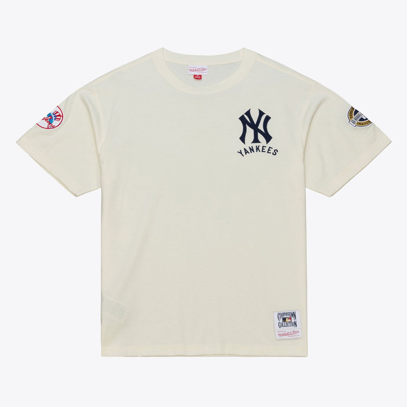 Mitchell & Ness New York Yankees Cream Classic T-Shirt