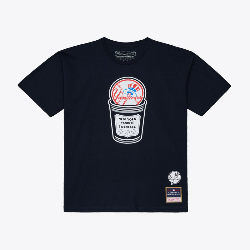 Mitchell & Ness New York Yankees Navy Coffee Cup T-Shirt