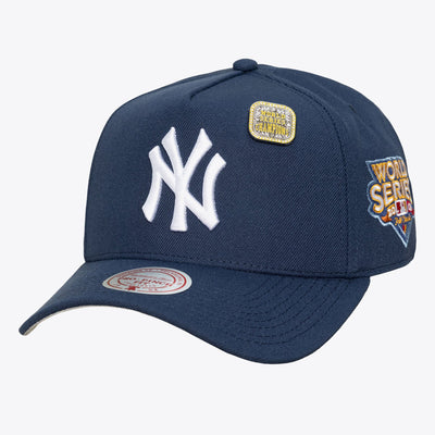 Mitchell & Ness New York Yankees Navy Legacy Made Champ Pro Pinch Snapback Hat