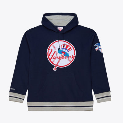 Mitchell & Ness New York Yankees Navy Playoff Win Fleece Hoodie