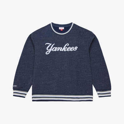 Mitchell & Ness New York Yankees Navy Winning Streak Fleece Sweatshirt