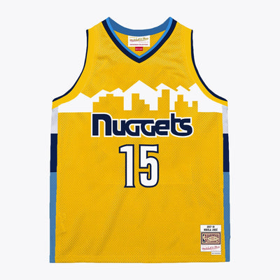 Mitchell & Ness Nikola Jokić Denver Nuggets Gold Nikola Jokic 2017-18 Swingman Jersey