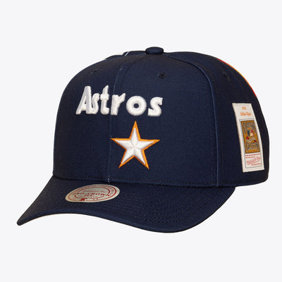 Mitchell & Ness Nolan Ryan Houston Astros 1988 Navy Cooperstown Jersey Cut Pro Crown Snapback Hat
