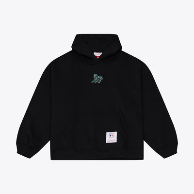 Mitchell & Ness Oakland Athletics Black Insignia Hoodie