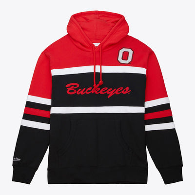 Mitchell & Ness Ohio State Buckeyes Black Head Coach Pullover Hoodie