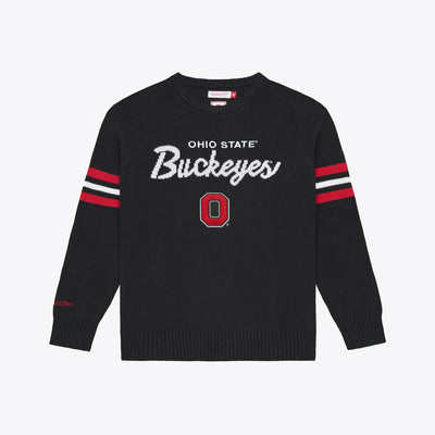 Mitchell & Ness Ohio State Buckeyes Black Head Coach Sweater
