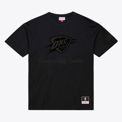 Mitchell & Ness Oklahoma City Thunder Black Phantom T-Shirt
