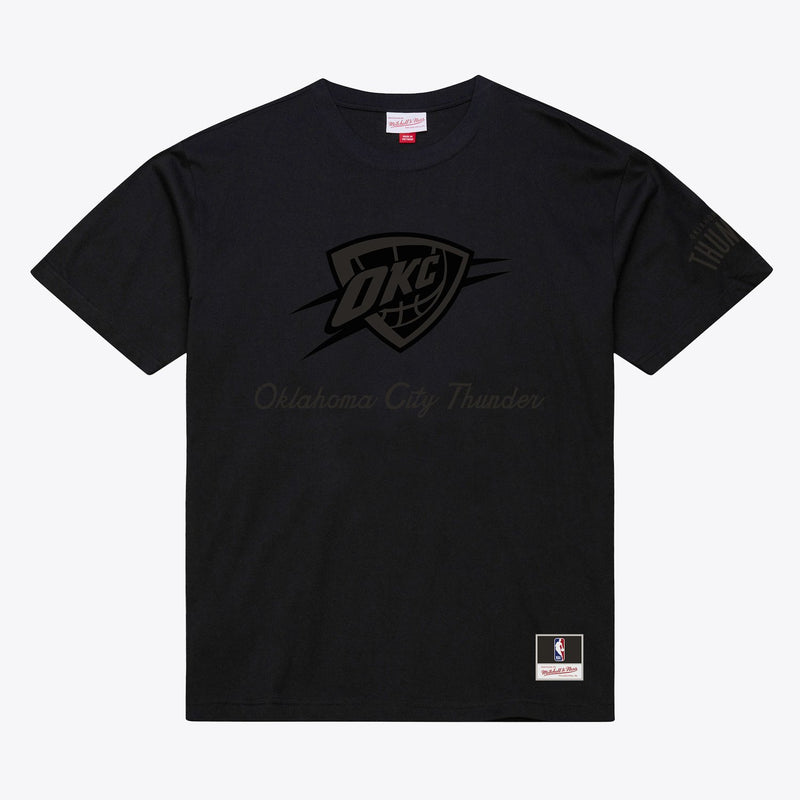 Mitchell & Ness Oklahoma City Thunder Black Phantom T-Shirt