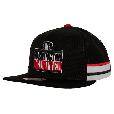Mitchell & Ness D.c. United Black Jersey Hook Snapback Hat