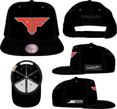Mitchell & Ness Atlanta Faze Black Call of Duty Warfare Snapback Hat
