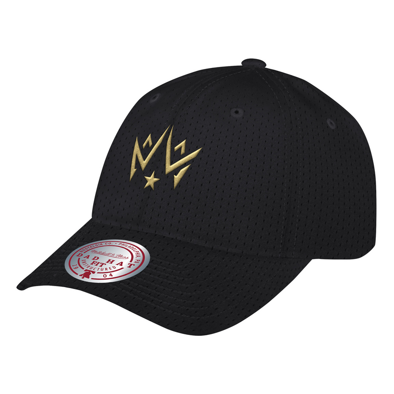 Mitchell & Ness Dallas Empire Black Team Jersey Dad Strapback Hat