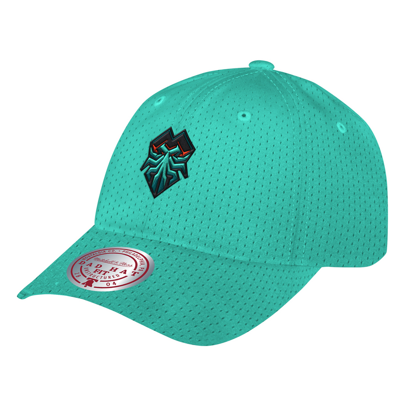 Mitchell & Ness Florida Mutineers Teal Team Jersey Dad Strapback Hat