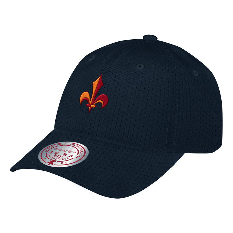 Mitchell & Ness Paris Legion Navy Team Jersey Dad Strapback Hat