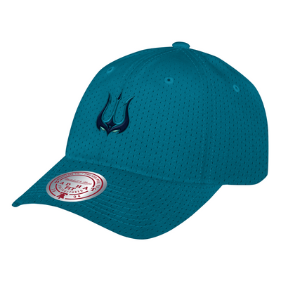 Mitchell & Ness Seattle Surge Teal Team Jersey Dad Strapback Hat