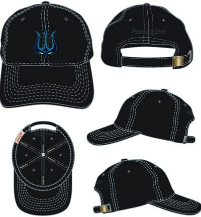 Mitchell & Ness Seattle Surge Black Primary Dad Hat