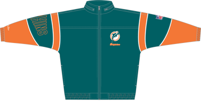 Mitchell & Ness Miami Dolphins 1992 Dolphins Blue Sideline Jacket