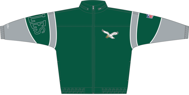 Mitchell & Ness Philadelphia Eagles 1992 Green Sideline Jacket
