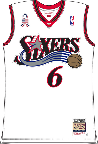 Mitchell & Ness Allen Iverson NBA All-Star 2002 White Jersey