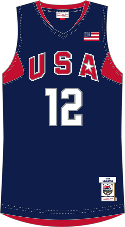 Mitchell & Ness Chris Bosh Team USA 2008 Navy Dark Jersey