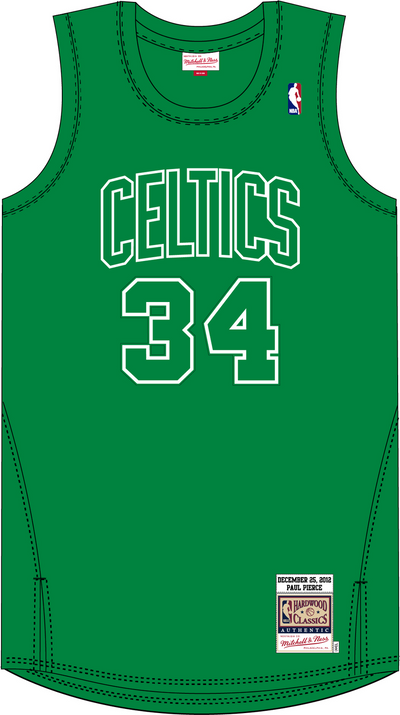 Mitchell & Ness Paul Pierce Boston Celtics 2012 Kelly Green Christmas Day Authentic Jersey