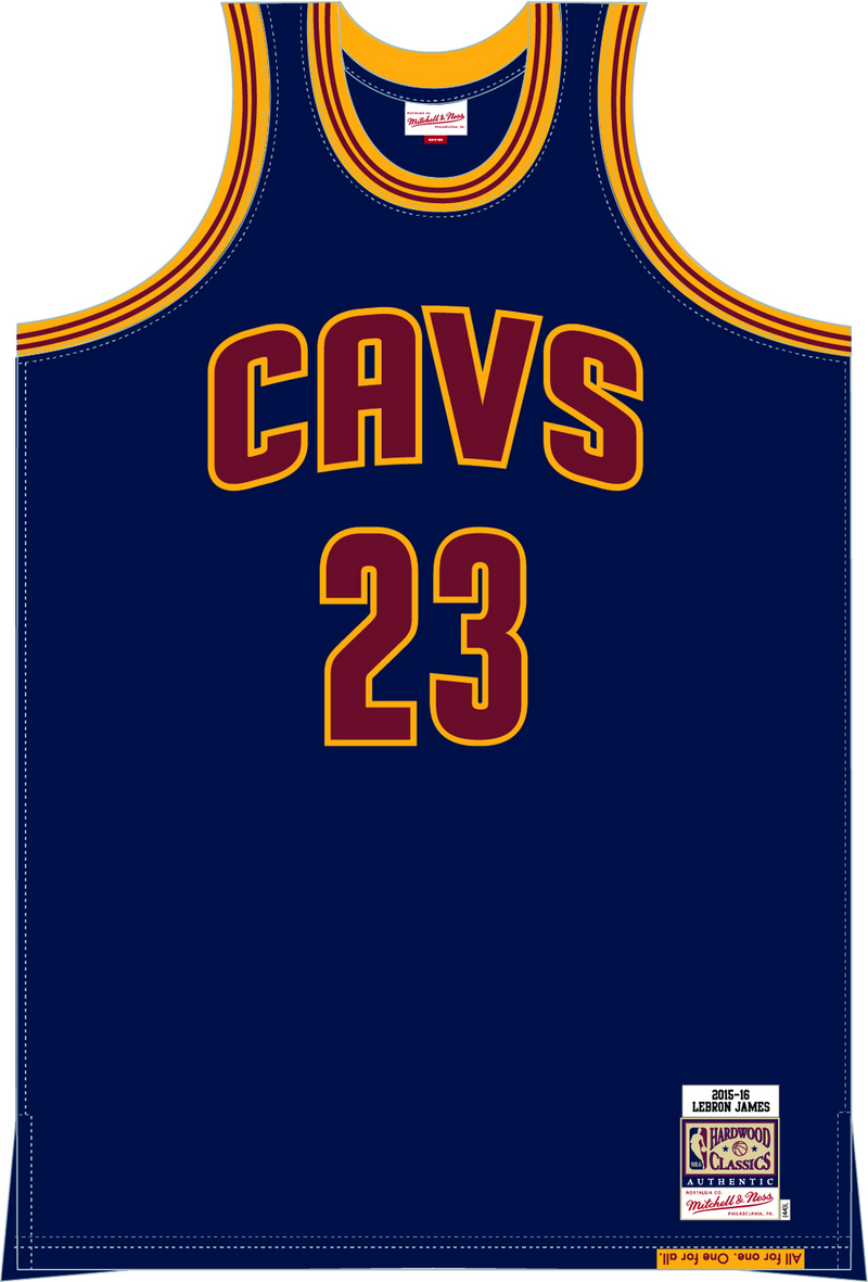 Mitchell & Ness Lebron James Cleveland Cavaliers 2015 Astros Blue Dark Jersey