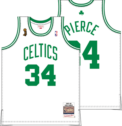 Mitchell & Ness Paul Pierce Boston Celtics 2007-08 White Authentic Jersey