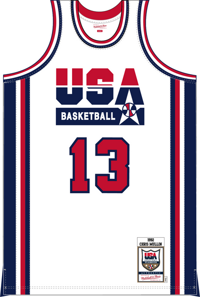 Mitchell & Ness Chris Mullin Team USA 1992 White Authentic Jersey