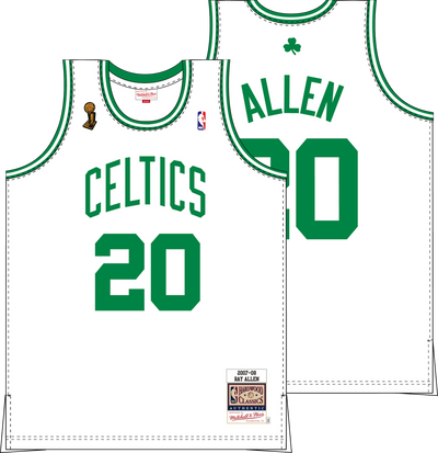 Mitchell & Ness Ray Allen Boston Celtics 2007 White Authentic Jersey