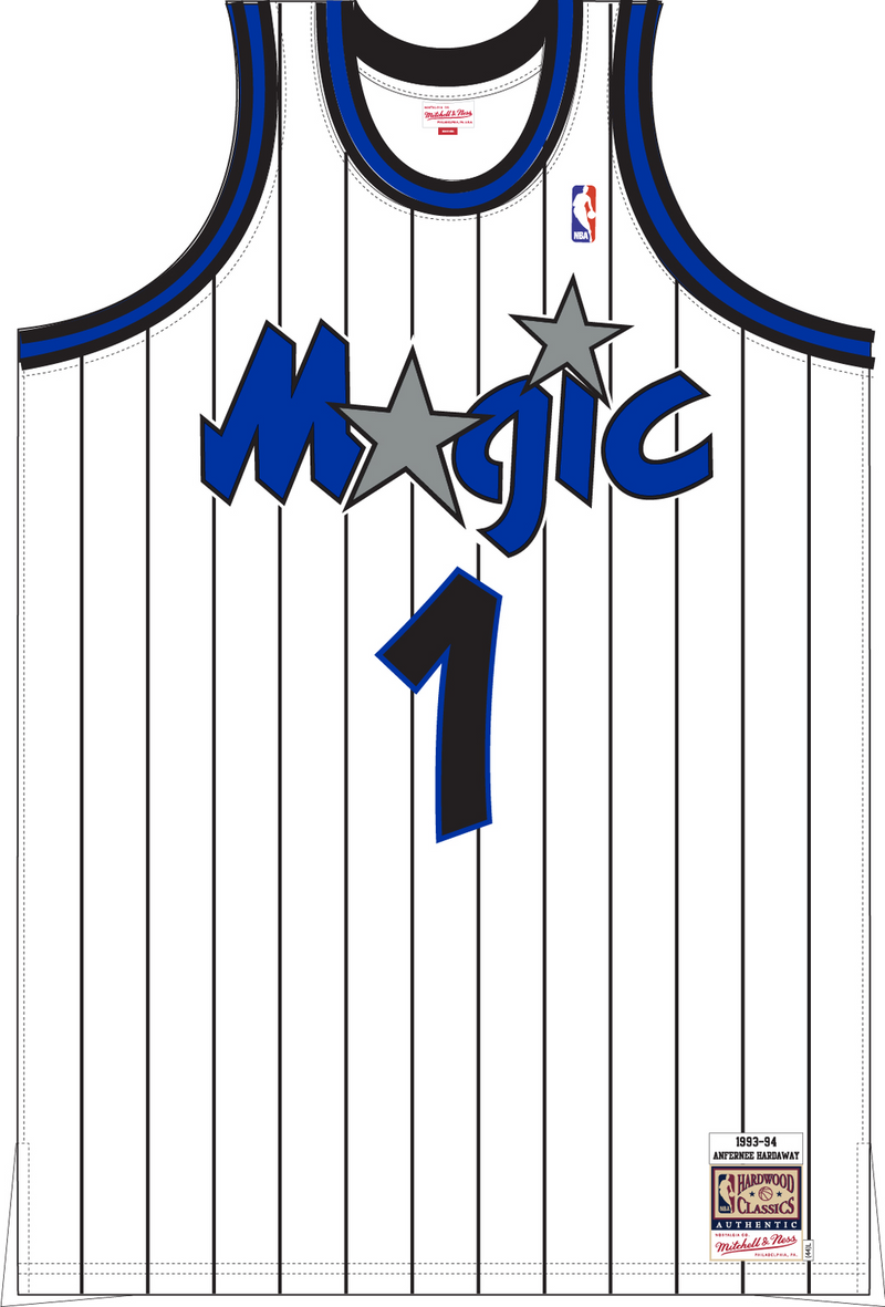 Mitchell & Ness Anfernee Hardaway Orlando Magic 1993 White Authentic Jersey
