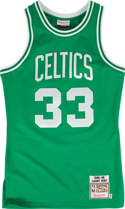 Mitchell & Ness Larry Bird Boston Celtics 1985 Kelly Green Authentic Road Jersey