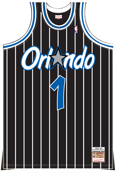 Mitchell & Ness Anfernee Hardaway Orlando Magic 1994 Black Authentic Alternate Jersey